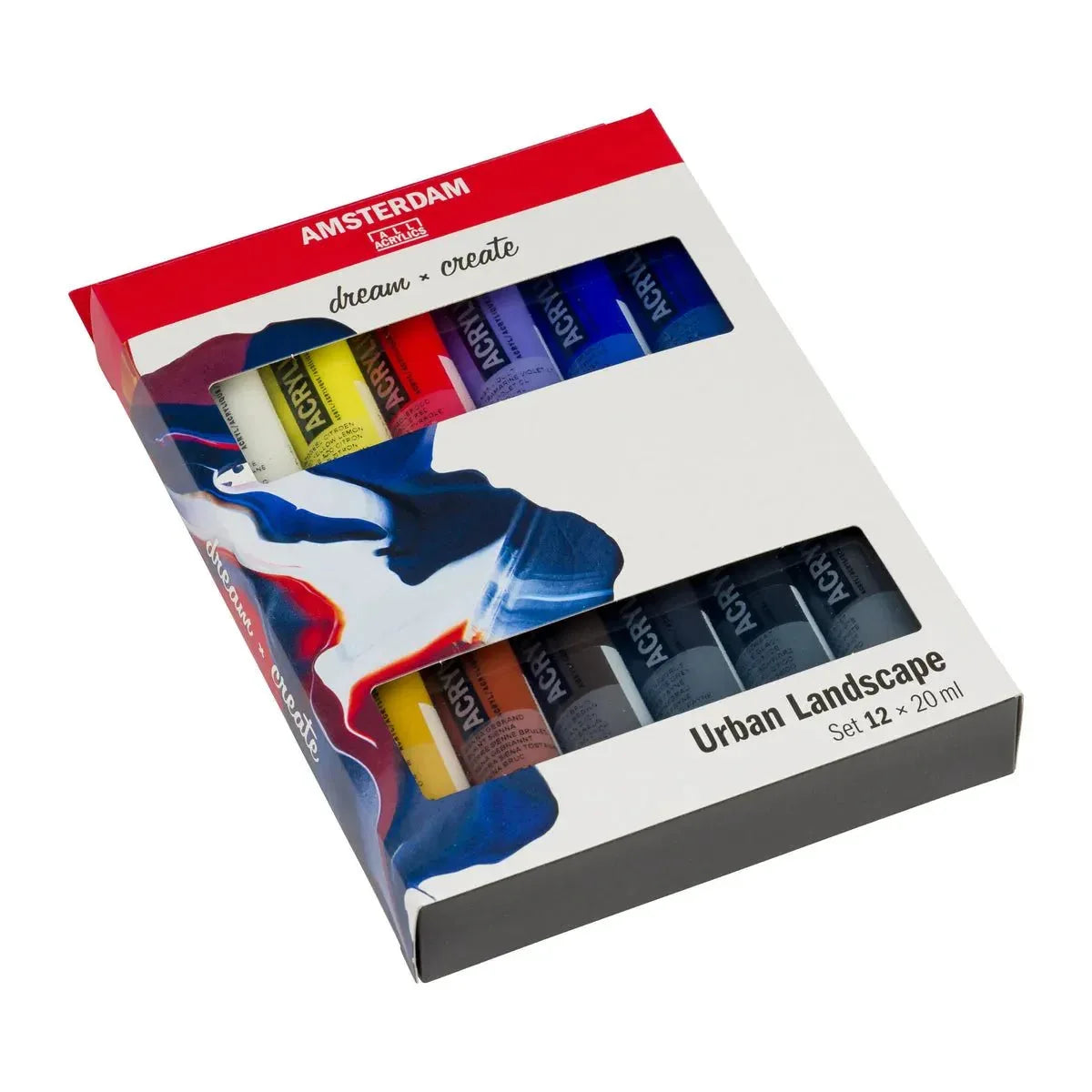 Amsterdam Standard Series acrylic paint urban landscape set | 12 x 20 ml - PinoArt