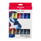 Amsterdam Standard Series acrylic paint urban landscape set | 12 x 20 ml - PinoArt