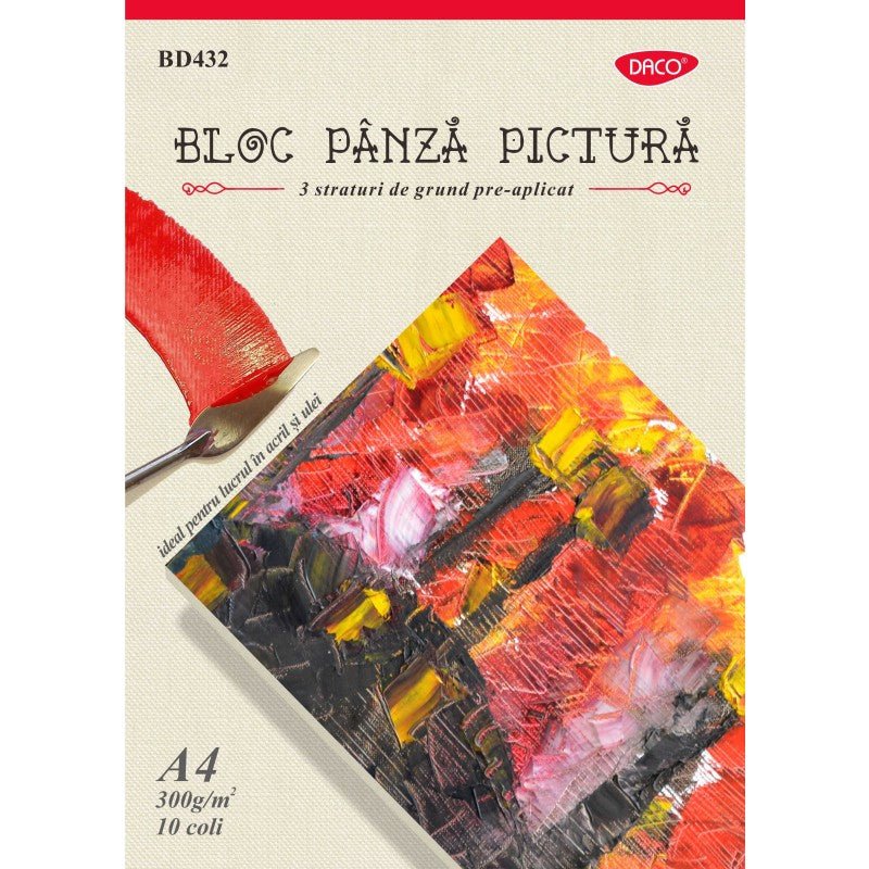 Bloc A4 Panza Pictura 300G 10 Coli - PinoArt