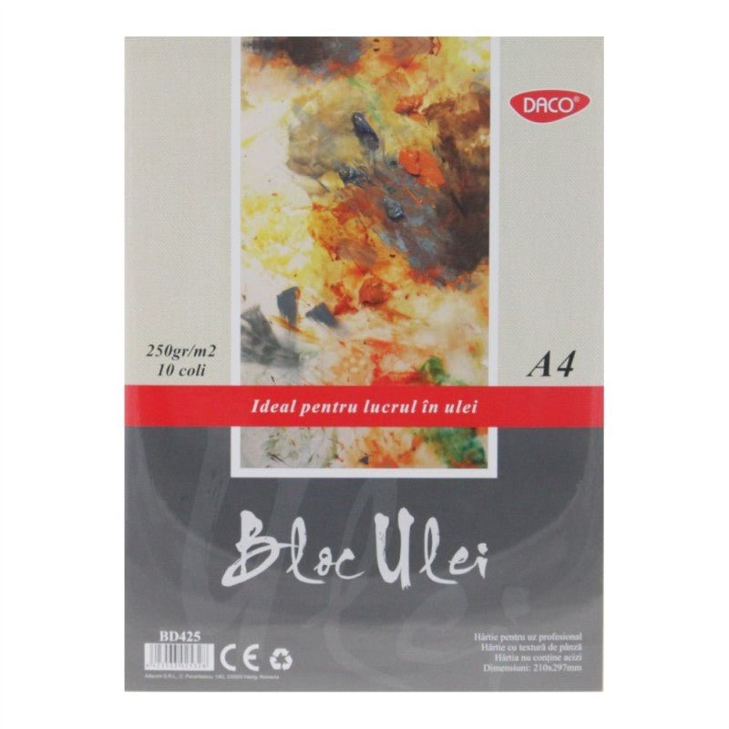 Bloc A4 Ulei 250G 10 File Daco - PinoArt