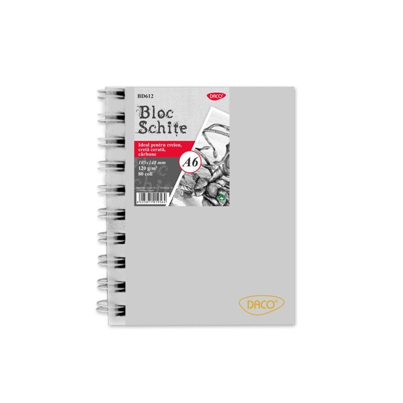 Bloc A6 Schite 120G 80 File Daco - PinoArt