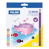 Creion Color 12 MAXI Milan Triunghiular
