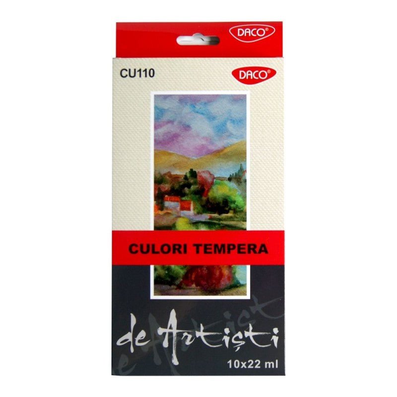 Culori Tempera 10C 22ML Artist Daco - PinoArt