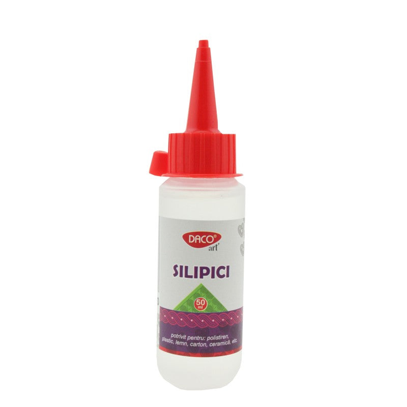 lipici silicon daco 50ml transparent craft