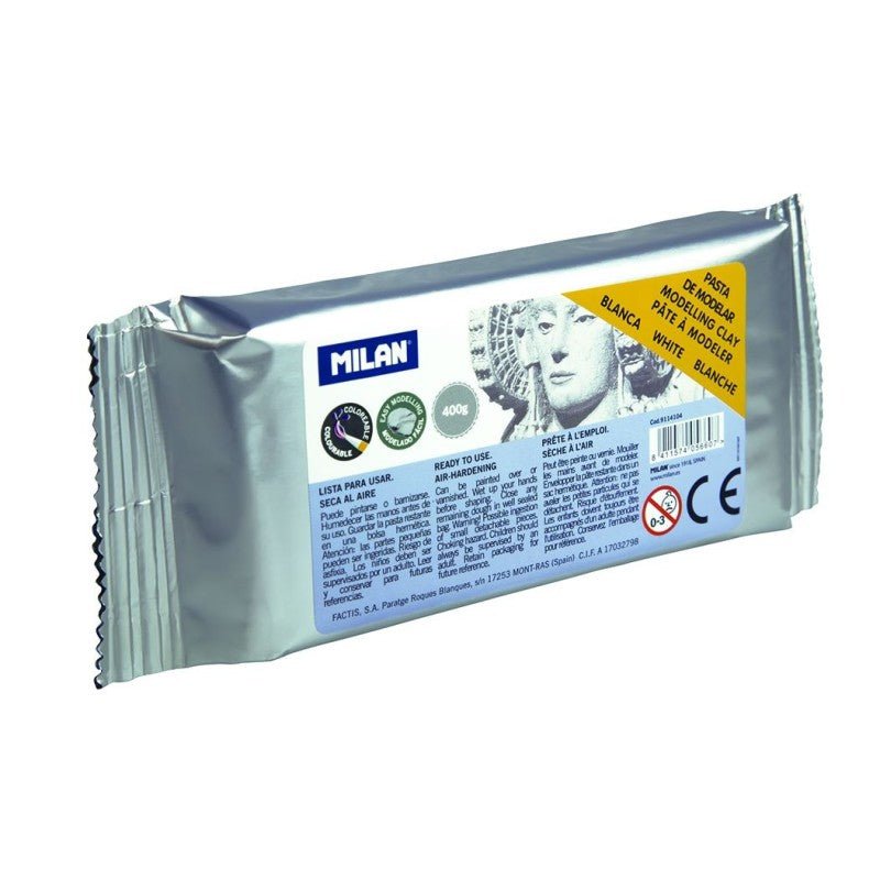Lut Pentru Modelaj ALB 400G Milan Cod - PinoArt