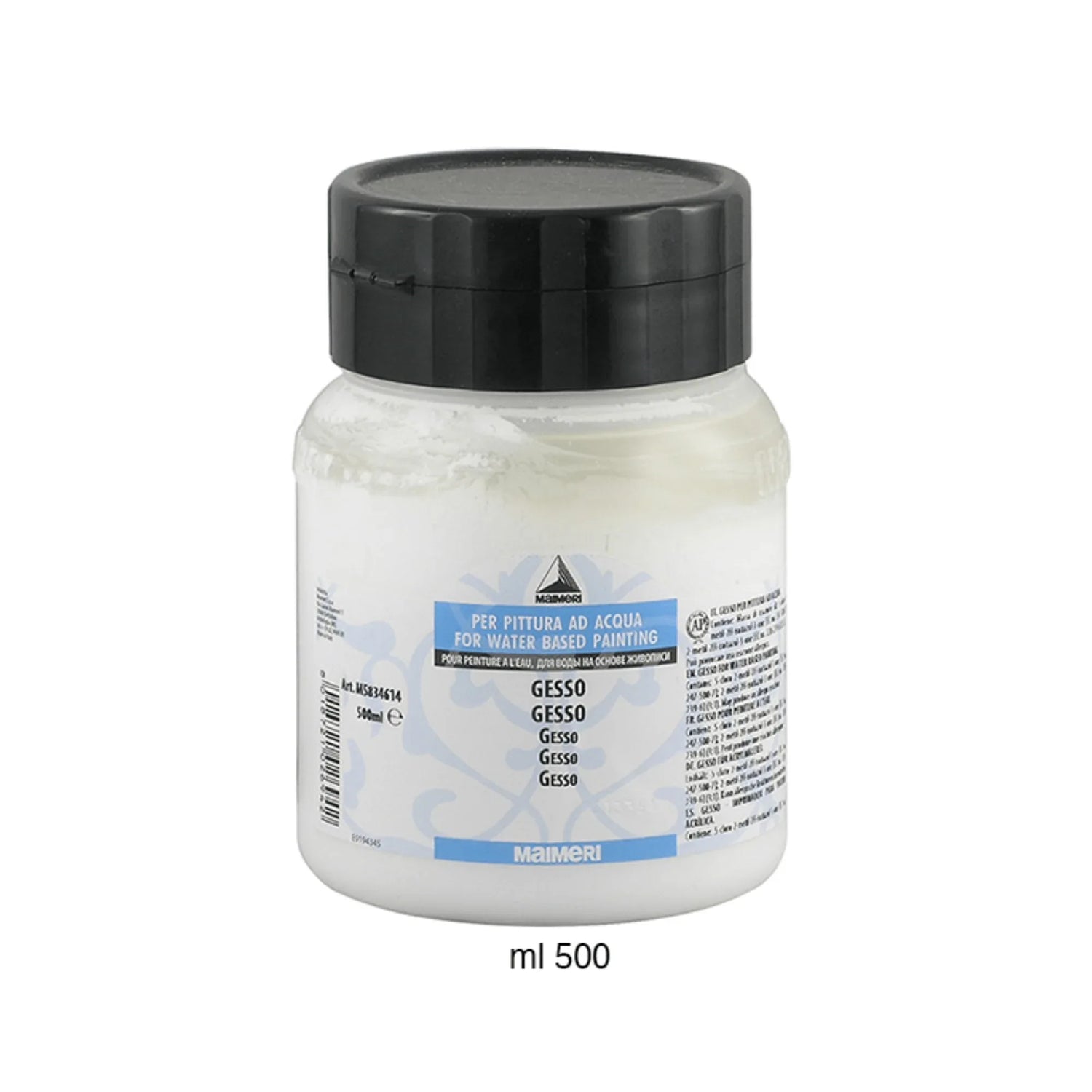 Maimeri Bază de Gips pentru Acrilice (Gesso) - PinoArt
