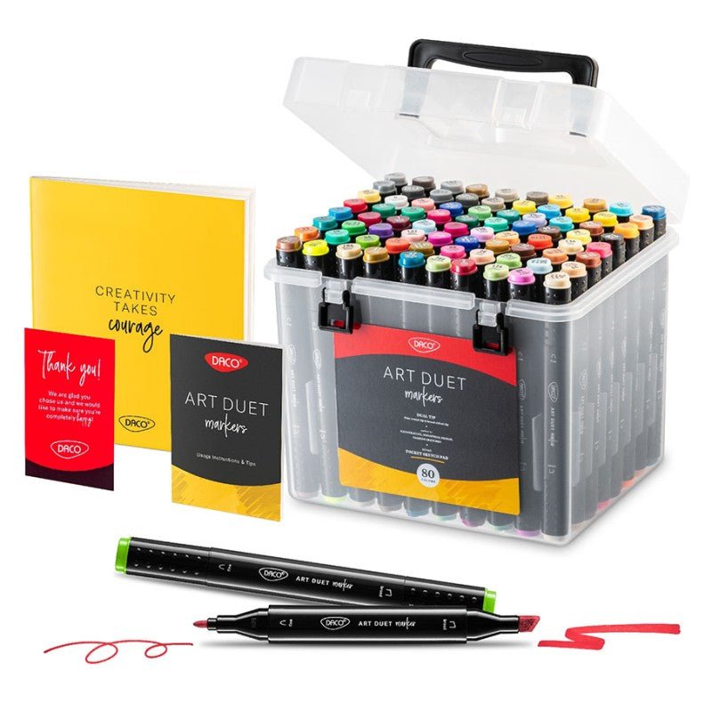 Marker Grafic Set 80 Art Duet Daco - PinoArt