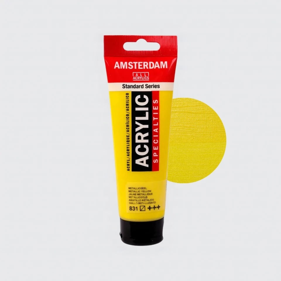 metallic yellow