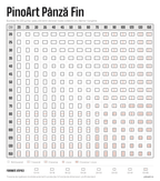 Panza bumbac Fin pe sasiu pentru pictura profil 2x4cm - PinoArt