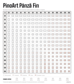 Panza bumbac Fin pe sasiu pentru pictura profil 2x4cm - PinoArt