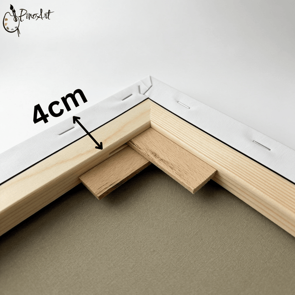 Panza bumbac Fin pe sasiu pentru pictura profil 2x4cm - PinoArt