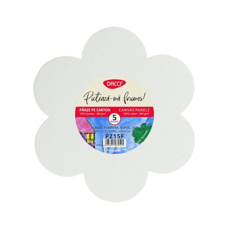 Panza Pictura Pe Carton Set 5 Floare Pz15f - PinoArt