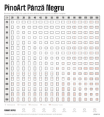 Panza pe sasiu Negru pentru pictura
