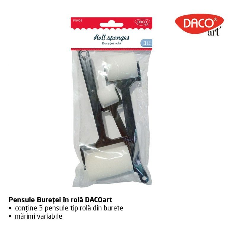 Pensule Burete Set 3 Buretel Daco - PinoArt