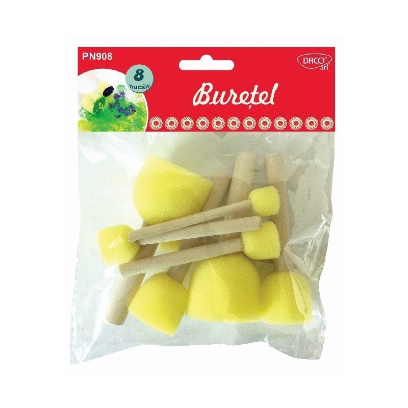 Pensule Burete Set 8 Buretel Daco - PinoArt