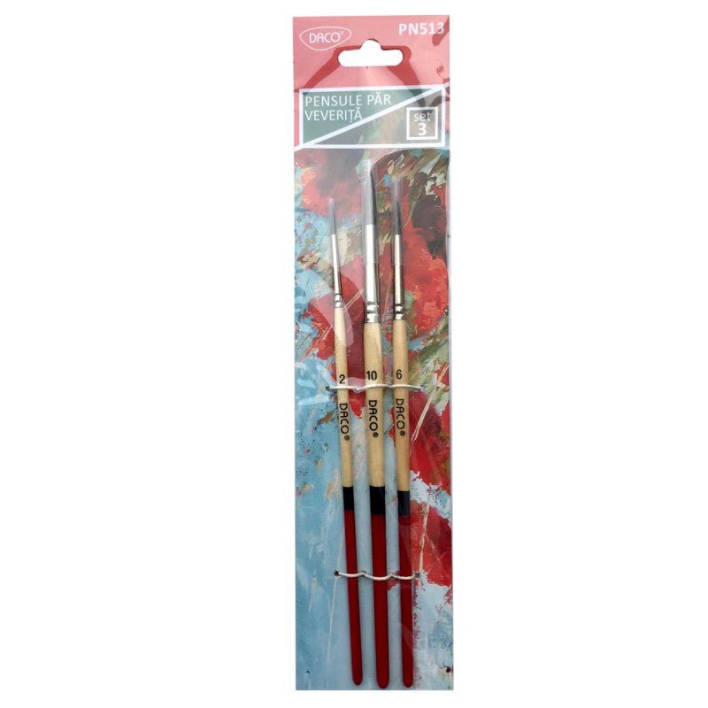 Pensule Set 3 Par Veverita Daco - PinoArt