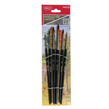 Pensule Set 6 Par Sintetic Rotund Daco