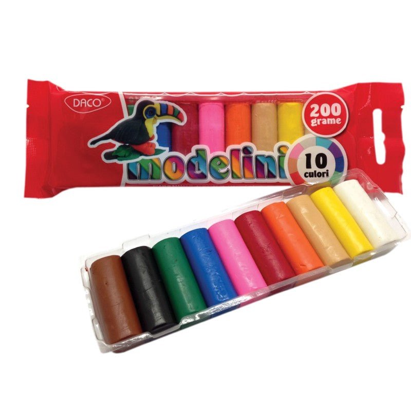 Plastilina 10C 200G Daco Modelini - PinoArt