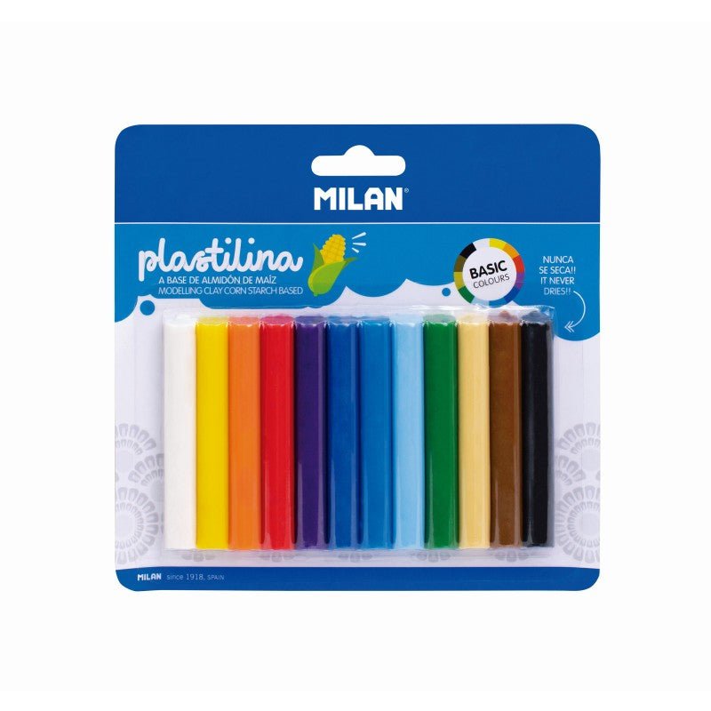 Plastilina 12C 140G Milan - PinoArt