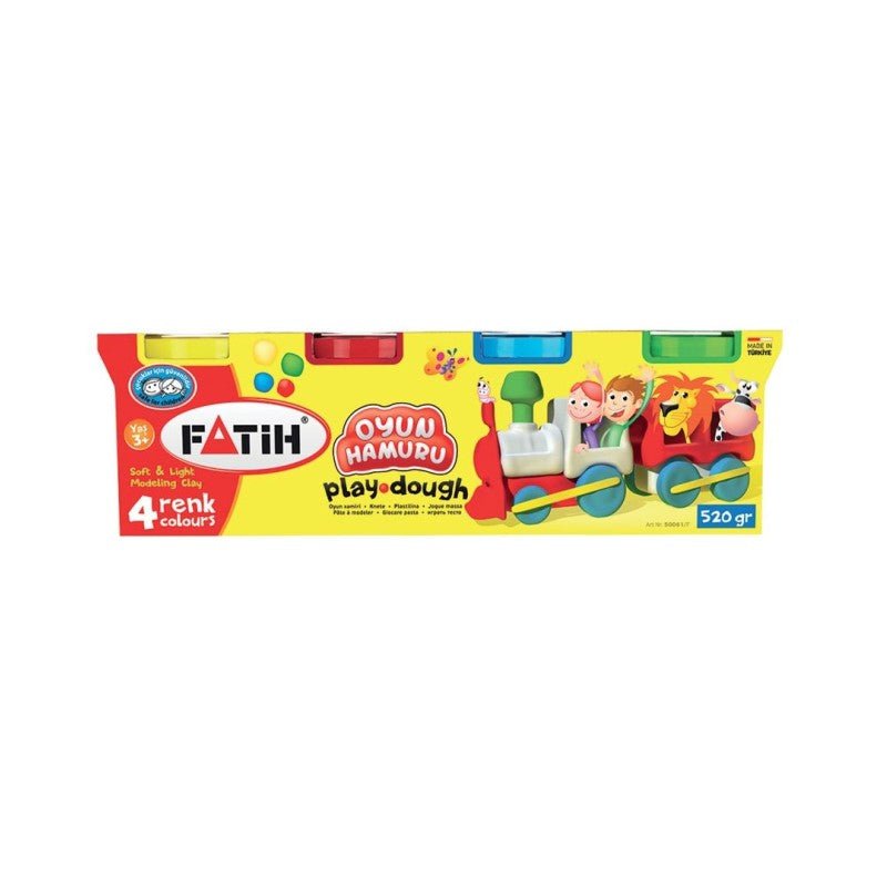 Plastilina Usoara Modeling Dough 4X130 G Fatih - PinoArt