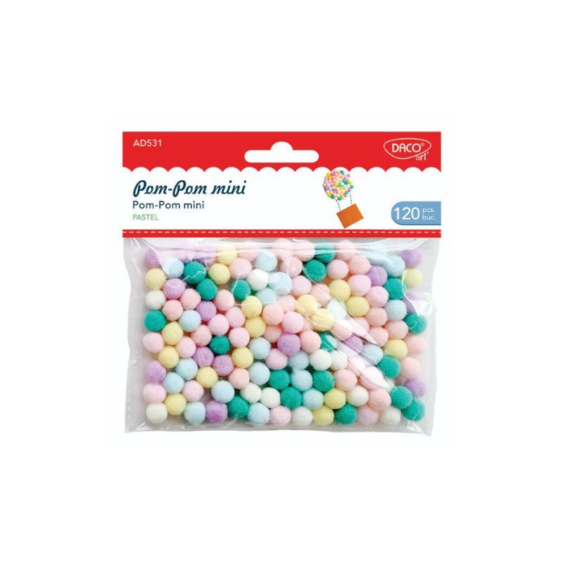 Pom Pom Mini Pastel Daco - PinoArt