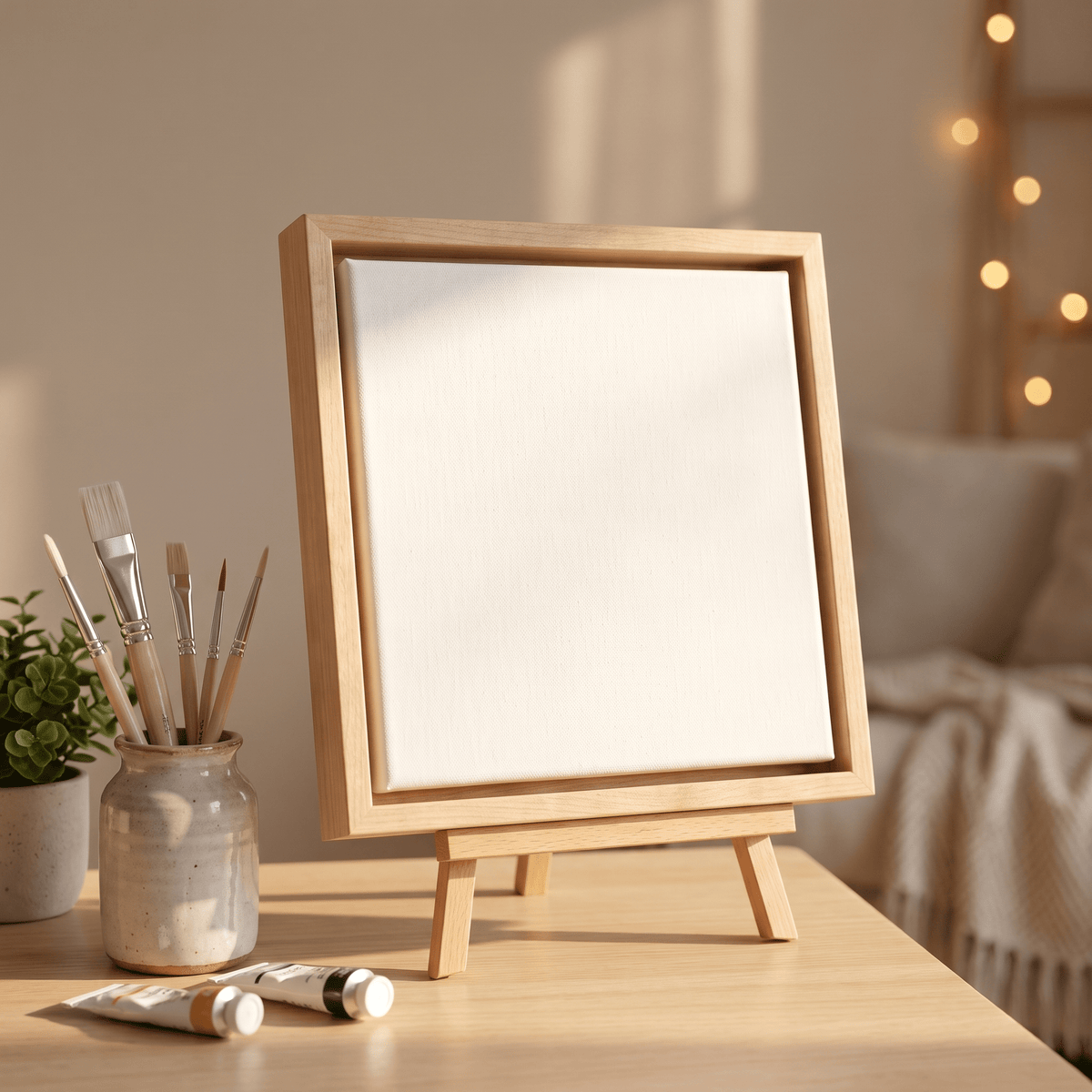 Rama Floating + sasiu panza pentru pictura bumbac 100% - PinoArt