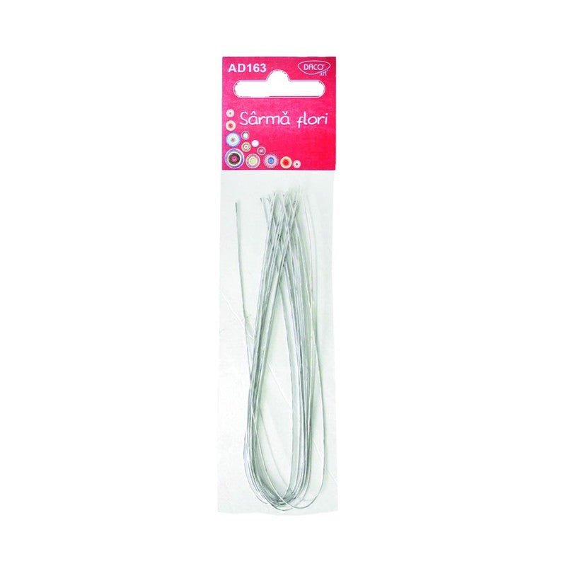 Sârmă flori DACO 10 buc, 35,8 cm — accesoriu craft - PinoArt