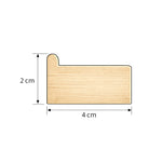 Sasiu lemn brad fara panza Profil 2x4cm - PinoArt